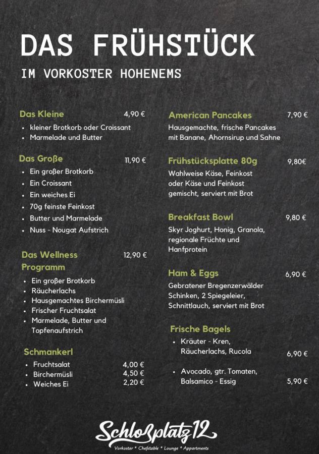 Zimmer & Appartements Am Schlossplatz Hohenems Extérieur photo